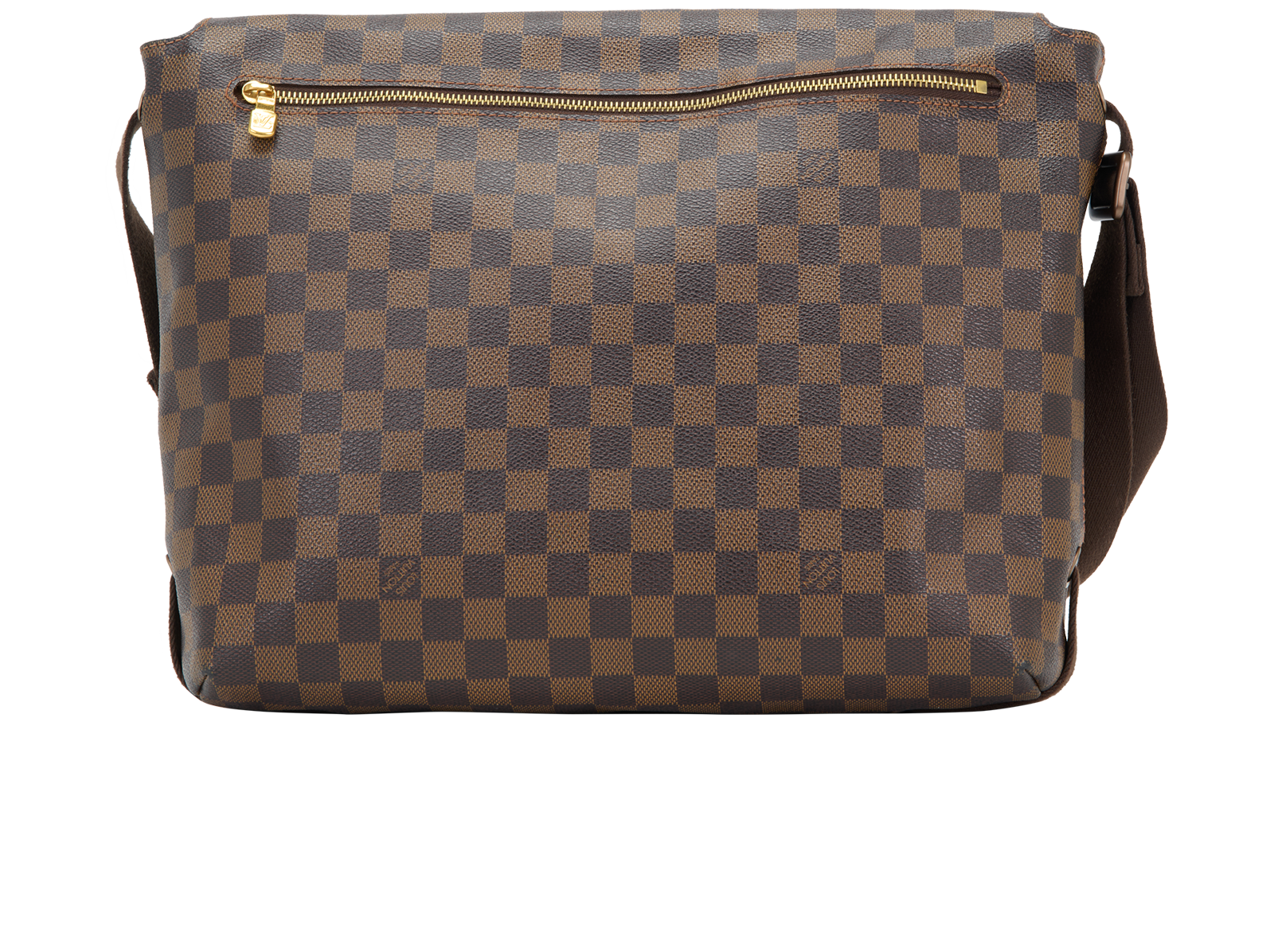 Brooklyn Messenger, &pound;450, Handbags, Brown, Canvas, Back view